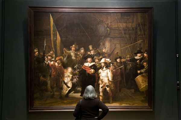 Paletter og teknikker for den gamle mesteren Rembrandt