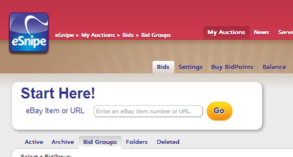 Überprüfung und Details zu eBay Sniping Site Esnipe.com