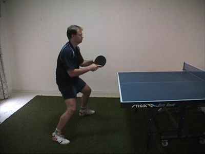 Table Tennis Basic Strokes Le coup droit contre-hit