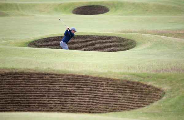 Il bunker di pot su un campo da golf