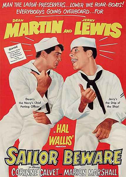 10 najlepszych komedii Dean Martin i Jerry Lewis